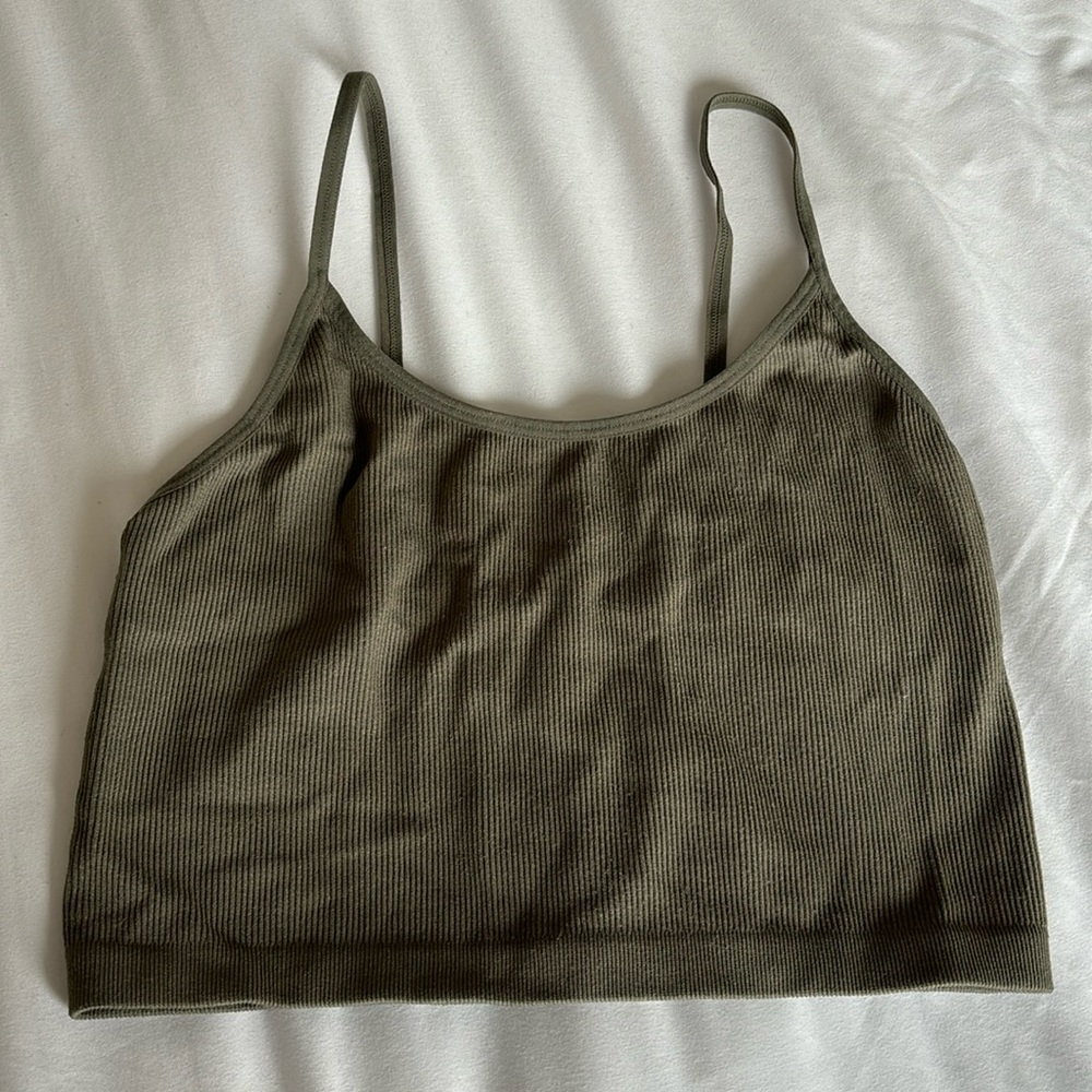 Olive Green Stretchy Cami